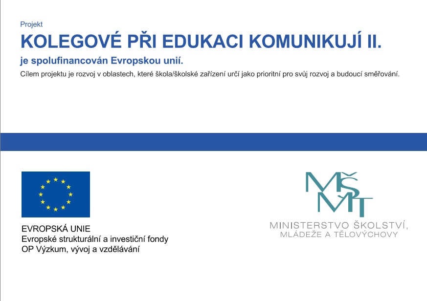 Kolegové při edukaci komunikují II. "KoEduKo II."